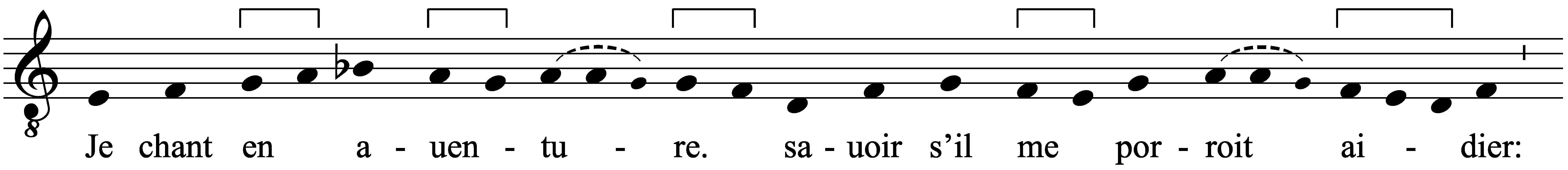 Work musical notation